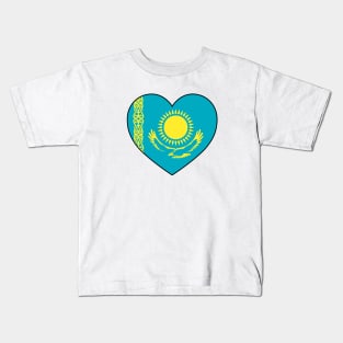 Heart - Kazakhstan Kids T-Shirt